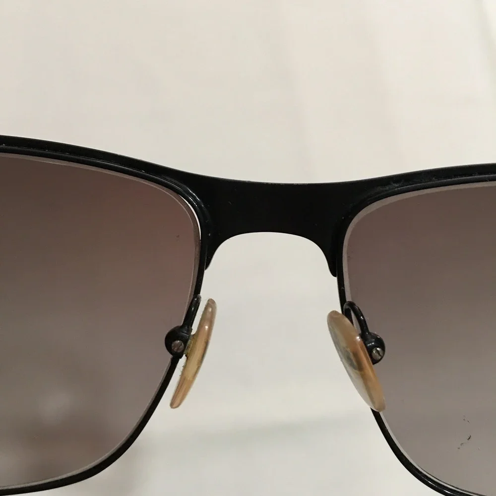 Prada Sunglasses Mens One Size Black Polarized Rectangular SPR 51O